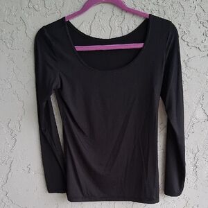 Uniqlo Black Long Sleeve Top